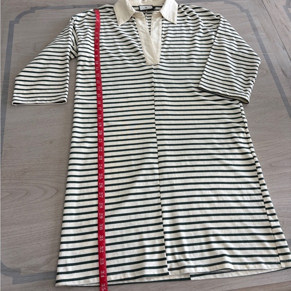 Tuckernuck Green Stripe Ashton Knit Polo Dress NWOT - Picture 7 of 10
